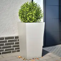 Prolenta Maison Exclusive - Bacs à plantes 2 pièces 45x45x75 cm en acier inoxydable