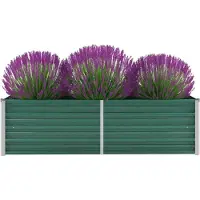 Prolenta Maison Exclusive - Potager surélevé Acier galvanisé 160x40x45 cm Vert