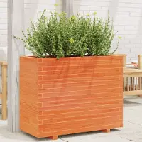 Prolenta Maison Exclusive - Jardinière cire marron 90x40x72 cm bois de pin massif
