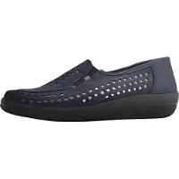 ACO HAUSTECHNIK Chaussures Aco pour femmes : chaussures basses, mocassins, ballerines, couleur bleue, style décontracté