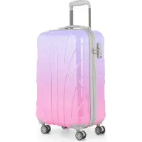 Suitline - bagage à main léger 55x35x20 cm trolley avion 34 L bagage à bord valise à main légère valise de bord 4 roulettes bagage cabine Hand Luggage TSA ,Sakura