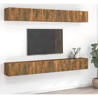 Prolenta Maison Exclusive - Meubles TV 8 pcs Chêne fumé 60x30x30 cm Bois d'ingénierie