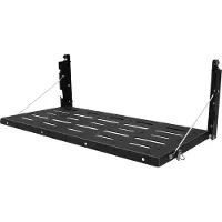 StarTech.com Table pour hayon - Pour Wrangler JK 2007-2017 2/4 portes et Unlimited 4 portes - Plateau métallique rabattable - Charge maximale : 34 kg - Dimensions pliée : 62,74 × 31,24 × 3,81 cm - Noir