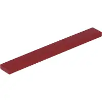 LEGO 1x8 carreaux 4162 - 10 pièces rouge foncé