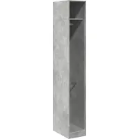 Syfax Garde-robe gris béton 30x50x200 cm bois d'ingénierie