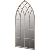 Syfax Miroir de jardin d'arche gotique 50x115 cm Intérieur/extérieur