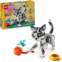 LEGO Creator 3-en-1 Le chat joueur, Jeu de construction, 407 pièces, 8 ans et plus