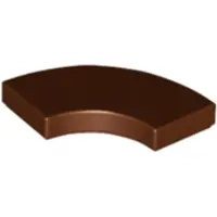 LEGO 2x2 carreaux coin rond 27925 - 100 pièces rouge-brun
