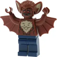 LEGO 1x Minifigure Super Heroes Man-Bat rouge brun chauve-souris Batman 70905 sh0086