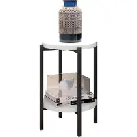 Mirjan 24 Table basse PASQUAL 4 – noir / blanc brillant
