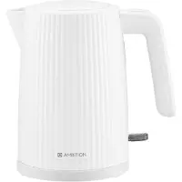 Ambition Bouilloire électrique 1,7 l Curly, puissance 2200W, blanc ELECTRO
