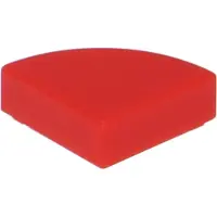 LEGO 1x1 carreaux coin rond 25269 - 100 pièces rouge