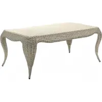 AEA Table basse Terrasse Rectangulaire Luxe Moderne Gris Rotin Design Table basse