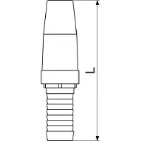 Schlosser Serrures, raccords, arroseur de jardin avec tuyau flexible, diamètre nominal 25 (1 pouce), en laiton