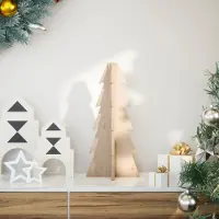 Prolenta Maison Exclusive - Sapin de Noël en bois à décorer 49 cm Bois massif Pin