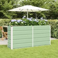 Prolenta Maison Exclusive - Bac à plantes vert 160 x 40 x 75 cm en acier