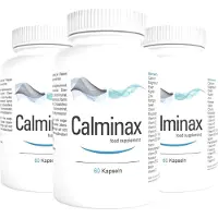 IncHealth GmbH Calminax Forte - 180 gélules (3x60) hautement dosées - Recette originale suisse - Végétalienne et végétale, avec vitamines et minéraux - Lot de 3