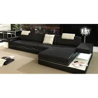 AEA Canapé en cuir design Canapé Coussin Salon Coin Garniture Coin Tachau SW
