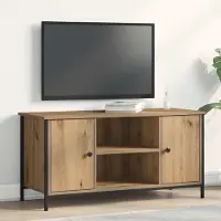 Prolenta Maison Exclusive - Meubles TV, dimensions 100 x 40 x 50 cm, en panneaux de particules imitation chêne massif