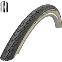Schwalbe 1 x pneu de vélo RoadCruiser K-Guard HS 484 noir/gumwall 47-559 (26 x 1,75") avec démonte-pneu