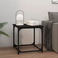 Prolenta Maison Exclusive - Table d'appoint noire 40x40x40 cm Matériau dérivé du bois