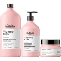 L'Oréal Shampooing Vitamino Color 1500 ml + Après-shampooing Vitamino Color 750 ml + Masque Vitamino Color 250 ml NOUVEAU