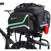 RockBros Sacoche de vélo pour porte-bagages Sacoche de vélo pour porte-bagages avec protection contre la pluie, 17-35L