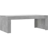 Syfax Table basse gris béton 102x50x36 cm bois d'ingénierie