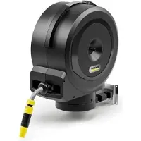 Kärcher Dévidoir Mural Automatique HBX 4.20, Tuyau 20 m, Pivotant 180°, Anti-UV, Anti-Gel