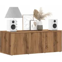 Prolenta Maison Exclusive - Meuble TV Chêne Artisan 80x34x30 cm Matériau dérivé du bois