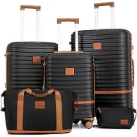Sonstiges Joyway Set de valises ABS coque dure 4 roulettes serrure TSA Bagage à main