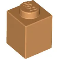 LEGO 250 pièces , pièces n° 3005 en nougat moyen (Medium Nougat)