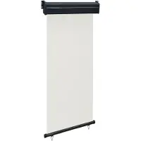 Syfax Auvent latéral de balcon 85x250 cm Crème