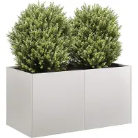 Prolenta Maison Exclusive - Jardinière 80x40x40 cm en acier inoxydable