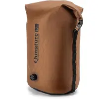 Qunature 6L Sacoche de vélo 100% étanche Fermeture à enroulement Bikepacking Sacoches de rangement Sac de compression Kaki
