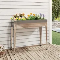 Prolenta Maison Exclusive - Jardinière 100,5x40,5x90 cm Acier galvanisé