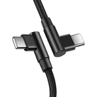 INF Câble de données à double coude USB-C vers USB-C 1 m