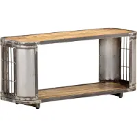 Prolenta Maison Exclusive - Meuble TV 90 x 30 x 40 cm en bois massif de manguier