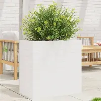 Prolenta Maison Exclusive - Jardinière blanc 70x40x68,5 cm bois de pin massif