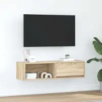 Prolenta Maison Exclusive - Meuble TV Chêne Sonoma 100x31x25,5 cm Matériau dérivé du bois
