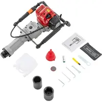 StarTech.com Enfonce-pieux - Essence 2 temps 52 cm³ - 1900 W - Douille 55-70 mm - Pour poteaux de clôture - Multicolore