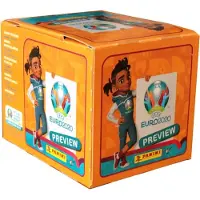 Panini - EURO 2020 Preview - EDITION INTERNATIONALE - Autocollant de collection - 1 présentoir (60 sachets)