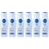 Beiersdorf Shampooing Nivea Classic Care Mild pH Balance Soin doux 250ml pack de 6