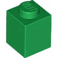 LEGO 50 pièces , pièces n° 3005 en vert (Green)
