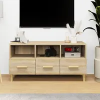 Prolenta Maison Exclusive - Meuble TV Chêne Sonoma 102x36x50 cm Matériau dérivé du bois