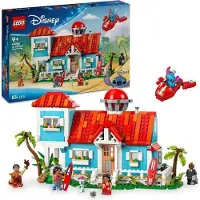 LEGO Disney La Maison sur la Plage de Lilo et Stitch, Jeu de Construction, 43268, 5 Minifigurines