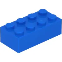 LEGO 100 x briques 2 x 4, bleues