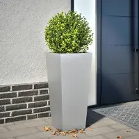 Prolenta Maison Exclusive - Bac à plantes 35x35x75 cm Acier galvanisé