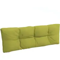 Pokar Coussin pour palette avec belle surpiqûre Garniture canapé-palette, Taille:Coussin arrière 120 x 40, Couleur:Lime