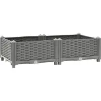 Prolenta Maison Exclusive - Lit surélevé 80x40x23 cm Polypropylène